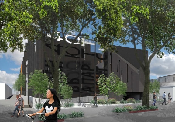 Exterior day view at Lido Apartments - 4025 Grandview, Culver City, CA, 90066