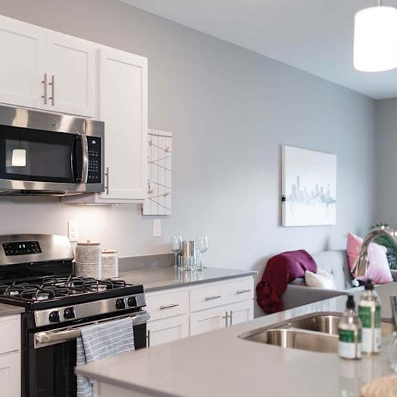 Kitchen Appliances at Westown at Wilson, Michigan, 49534