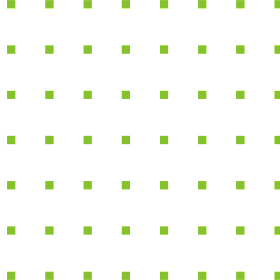 A grid of green squares on a white background.