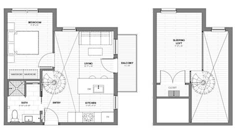  Floor Plan Plan F loft