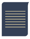A document icon with horizontal lines.