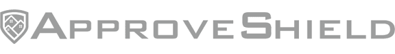 the logo reflected on a white background