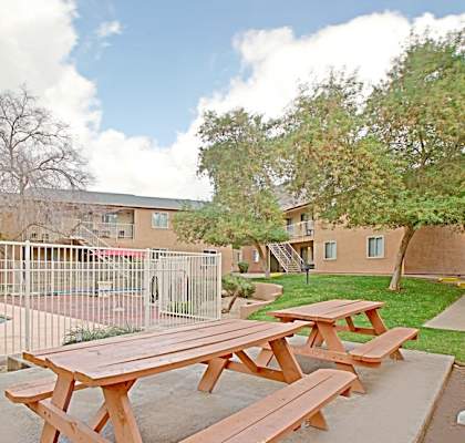 main pool and picnic area