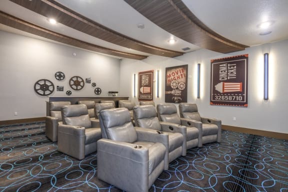 Theater Room at Centre Pointe Apartments