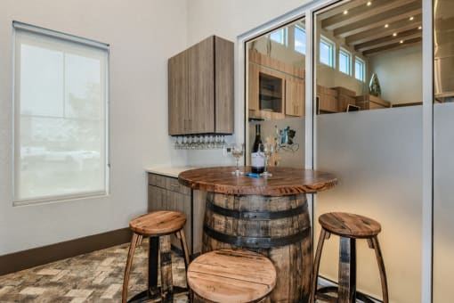Wine Room at Centre Pointe Apartments in Melbourne, FL
