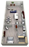 5A Floor Plan at The Landmark, Texas, 78130