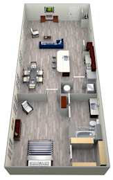 5A Floor Plan at The Landmark, Texas, 78130
