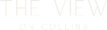 The image contains text that reads "THE VIEW ON COLLINS".