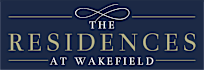 The image is a logo for "The Residences at Wakefield".