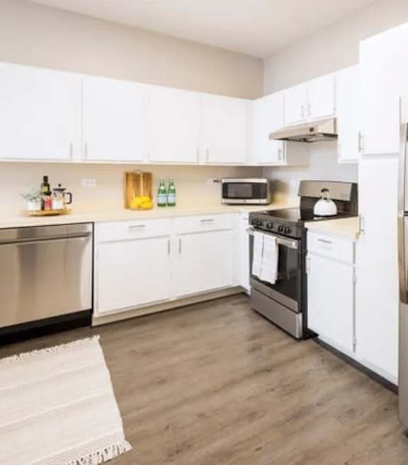 Kitchen view at Hanover Place, Illinois, 60477