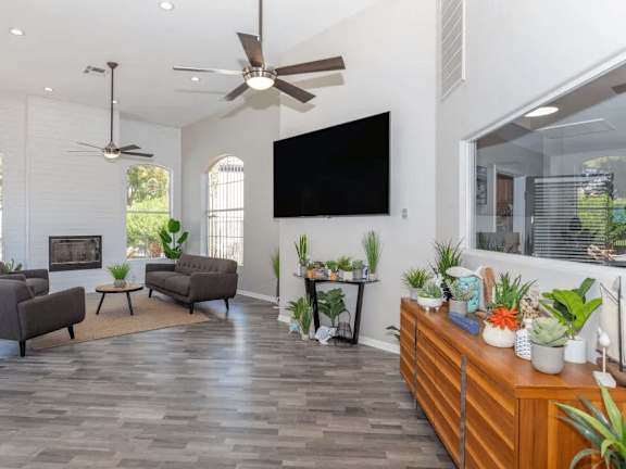 Main Living Room at Spin Apartments, Las Vegas, NV, 89110