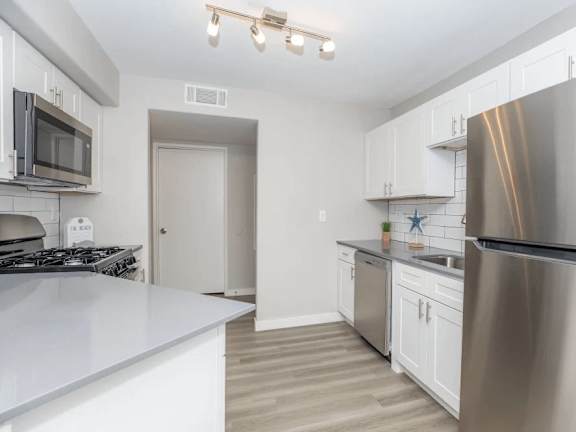 Open Kitchen at Spin Apartments, Nevada