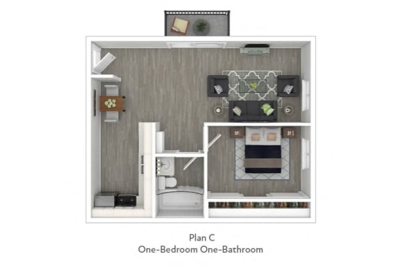 a 1 bedroom floor plan  studio one bedroom