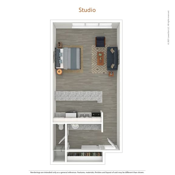 studio floor plan