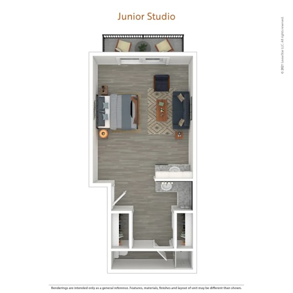 jupiter studio floor plan