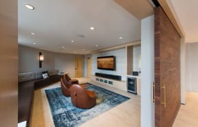 Spacious Living Room at Highgate At The Mile Apartments near Tysons Corner
