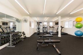 Fitness Center With Modern Equipment at Cedar House, Vancouver, 98682