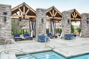 Resort-style Pool Area at The Gentry at Hurstbourne, Louisville