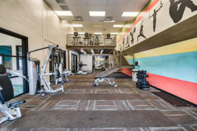Fully-Equipped Modern Fitness Center at at Heritage Pointe Apartments in Gilbert, AZ