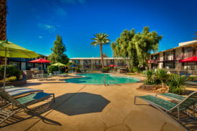Resort-Inspired Pool at Paradise Palms in Biltmore, Phoenix
