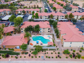 Drone View at The Colony Apartments, Arizona