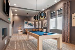 Clubhouse With Billiards Table at Madison Ellis Preserve, Newtown Square, PA