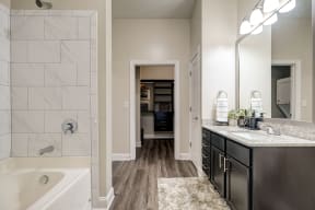 LaVie SouthPark Apartments Model Bathroom