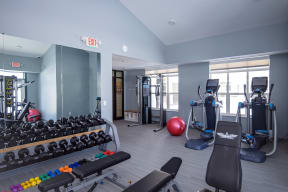 Free Weights, Cardio and Strength Training Equipment at the Fitness Center