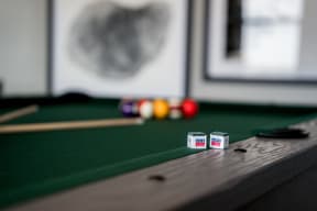 Pool Table in the Game Room