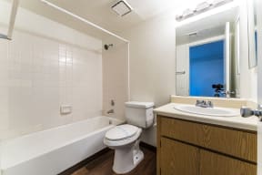 Bathroom at Metro Tucson Apartments in Tucson Arizona