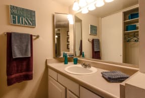 Bathroom at Zona Rio Apartments in Tucson, AZ