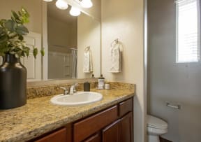 Bathroom Vanity at Casitas at San Marcos in Chandler AZ Nov 2020