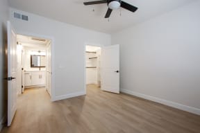 Bedroom and Walk-in Closet at Haven at Arrowhead Apartments