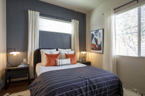 bedroom at Casitas at San Marcos in Chandler AZ Nov 2020