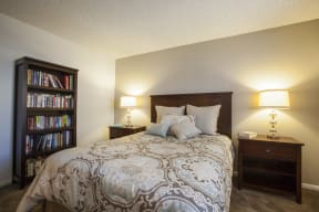 Bedroom at Saguaro Villas Apartments in Tucson AZ September 2020