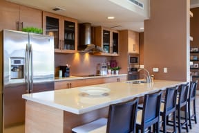 Clubhouse Kitchen at Rock Ridge Apartments in Oro Valley