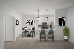 Dinning Room and Breakfast Bar at Haven at Arrowhead Apartments in Glendale Arizona