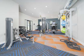 Fitness Center at La Mirada Apartments