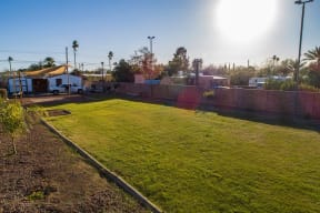 Grass Play Area of Metro Tucson Apartments