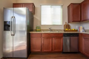 Kitchen at Casitas at San Marcos in Chandler AZ Nov 2020