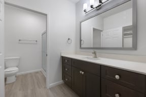 Platinum Bathroom Vanity at Haven at Arrowhead Apartments in Glendale Arizona