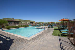 Pool at at Avilla Victoria in Queen Creek Arizona 2021 5