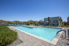 Pool at Avilla Victoria in Queen Creek Arizona 2021 6