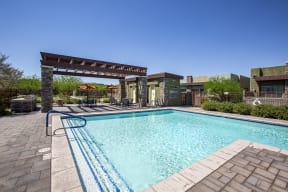 Pool at Avilla Victoria in Queen Creek Arizona 2021 8