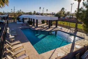Pool at Metro Tucson Apartments in Tucson