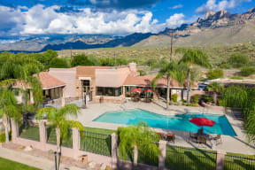 Pool View at Rock Ridge Apartments
