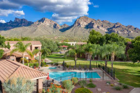 Second Pool with View at Rock Ridge Apartments