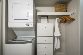 Studio In Unit Washer and Dryer at Polanco Apartments