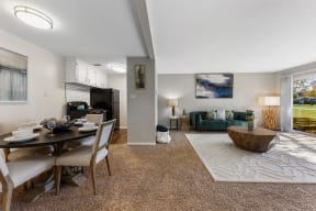 The Preserve at Woodfield Apartments Living and Dining Area