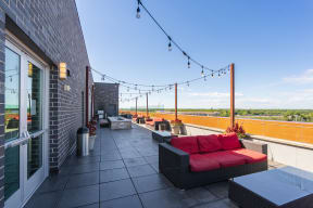 View from lounge - The Verge Apartments in St Louis Park, MN